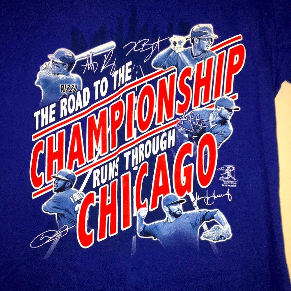 Womens Chicago cubs championship shirt